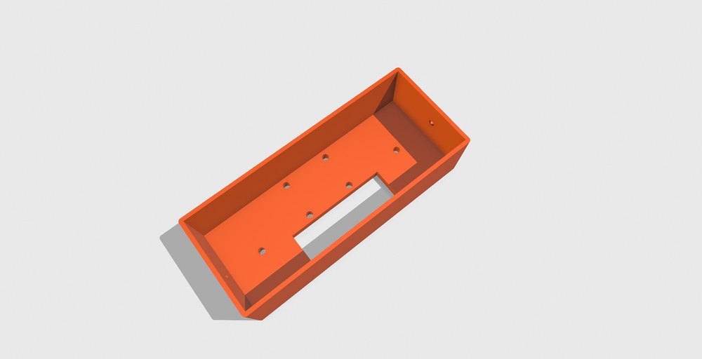 SoundOff Signal ENGCP18004 mounting box, 3D rendered