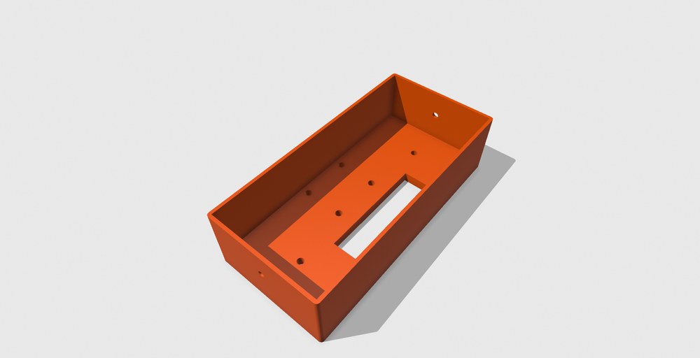 SoundOff Signal ENGCP22001 mounting box, 3D rendered