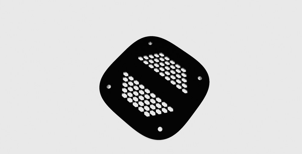 Motorola 7.5W speaker replacement cover, 3D rendered