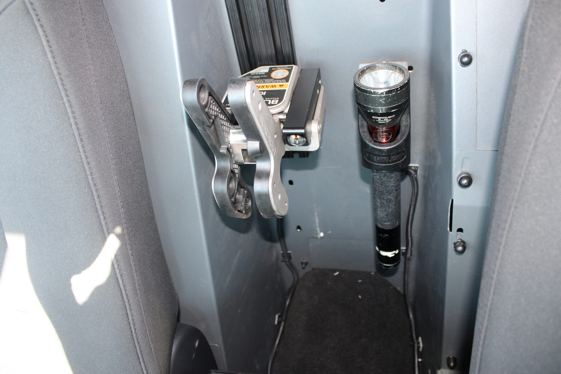 BLAC-RAC weapon mount and Streamlight charger